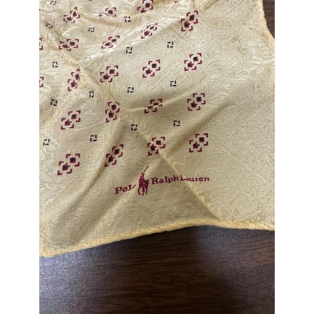 Handkerchief Neckerchief Bandana Pocket Square Polo ralph lauren tag missing 16” - Picture 2 of 3